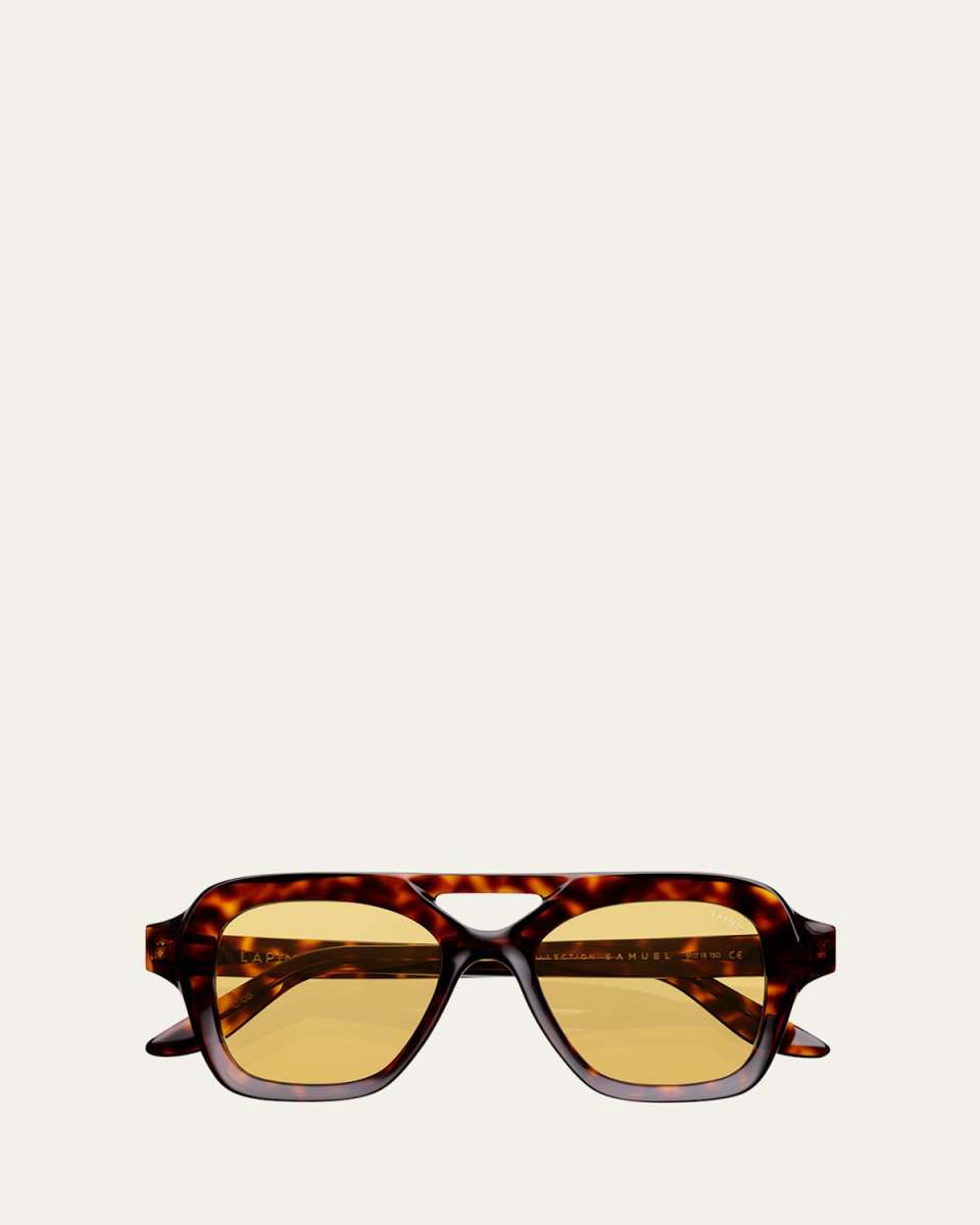 Samuel Acetate Aviator Sunglasses